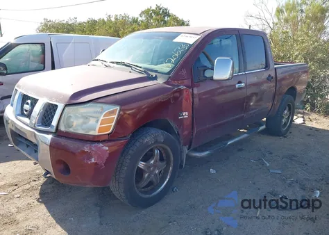 2004 Nissan Titan Se from USA, damaged, VIN 1N6AA07B94N520633